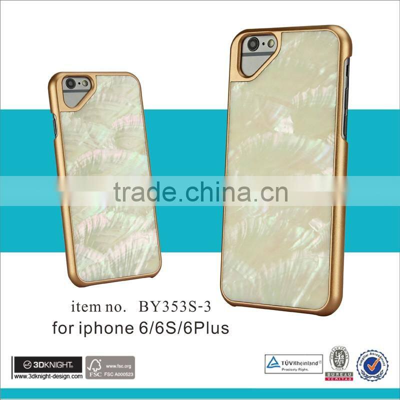 Customized for Seashell iPhone 6 6S Case ,OEM Laser LOGO for Apple iPhone 6s Cover