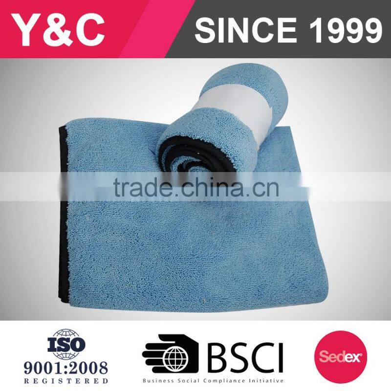 BSCI approved microfiber car cleaning cloth / Hot sale car wash towel / Microfiber towel for car