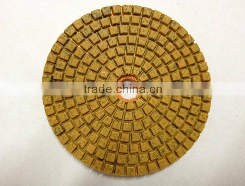 mareble polish 3 steps wet polishing pad 4inch