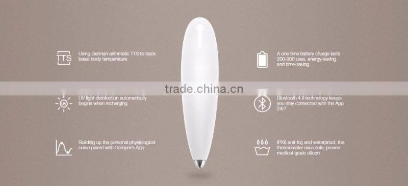 Bluetooth Fertility Tracker with high accuracy basal thermometer