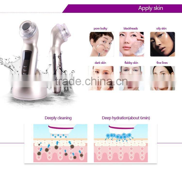 lead-in & Lead out Lift scraber Feature and Supersonic Operation System ultrasound skin care scrubber