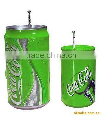 Football Basketball small radio with earphones