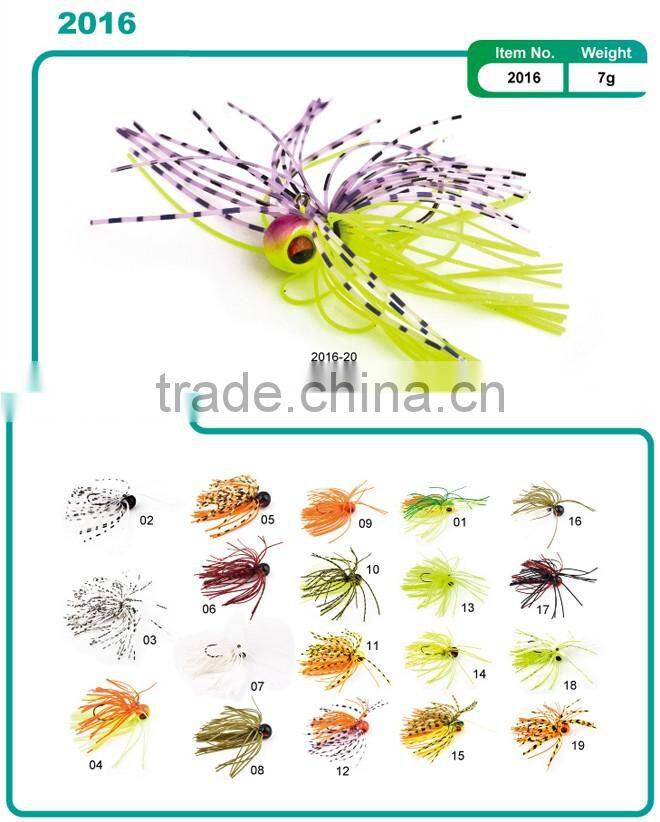 rubber jigging head , professinal fishing lure 2017