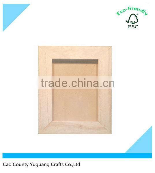 Custom Wood Stand Back Photo Frame