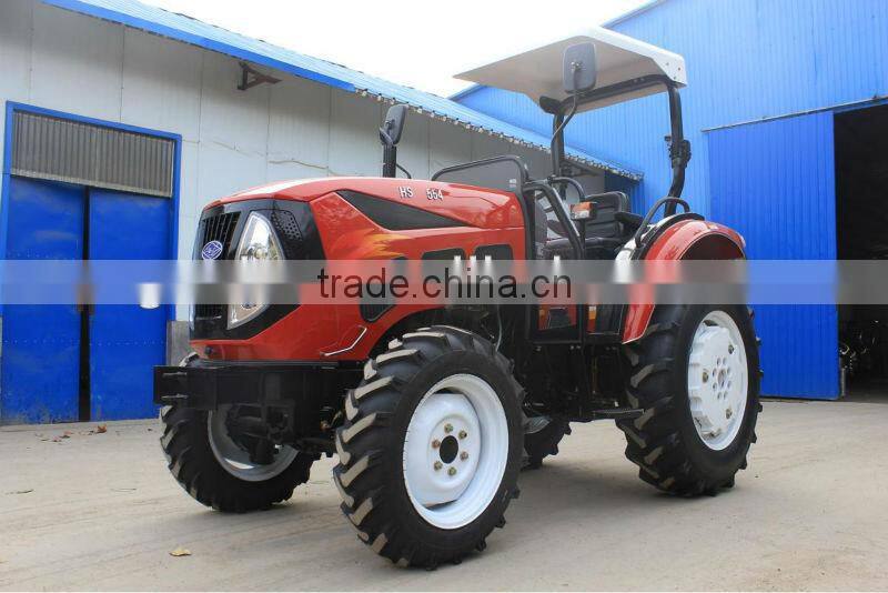 China new middle farm tractor, 50/55/60HP 4WD with ROPS, sunshade