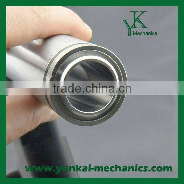 Chrome plating cnc turning parts, roughness 0.4 surface customized tube by cnc machining