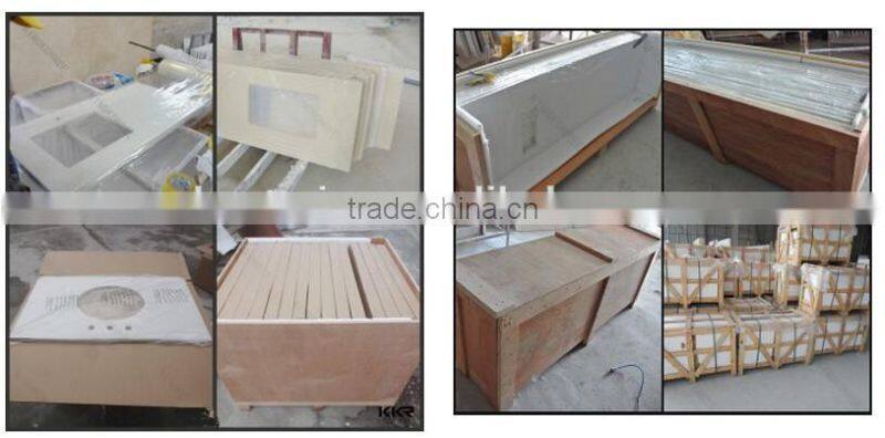 Cut-to-size quartz stone for Kitchen countertop