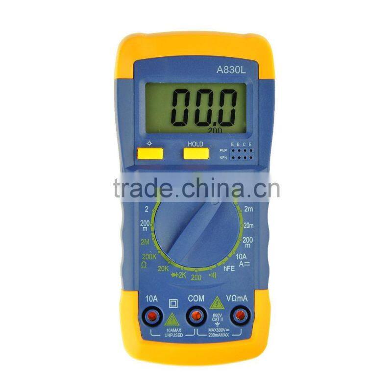 2016 New LED Panel Digital backlight Display multimeter universal meter
