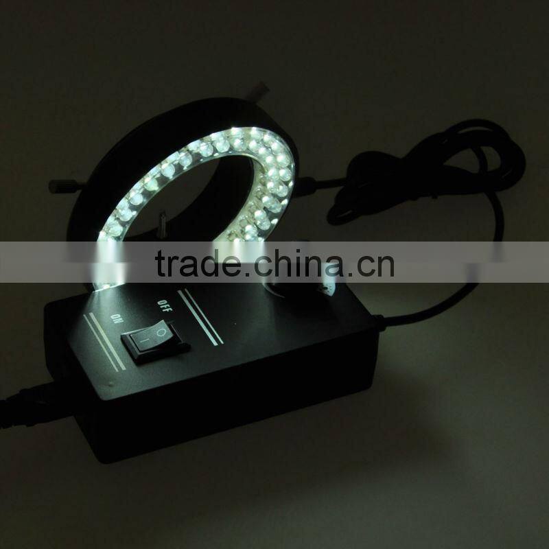 60LED Microscope Camera Ring Light LED Illuminator for Stereo Zoom Microscope
