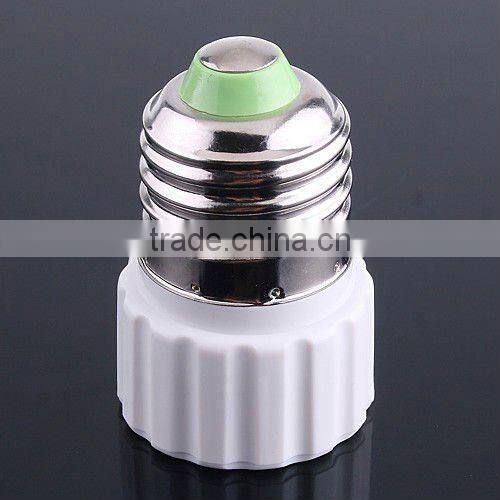 E27 to GU10 LED Light Lamp Bulb Socket Adapter Converter White