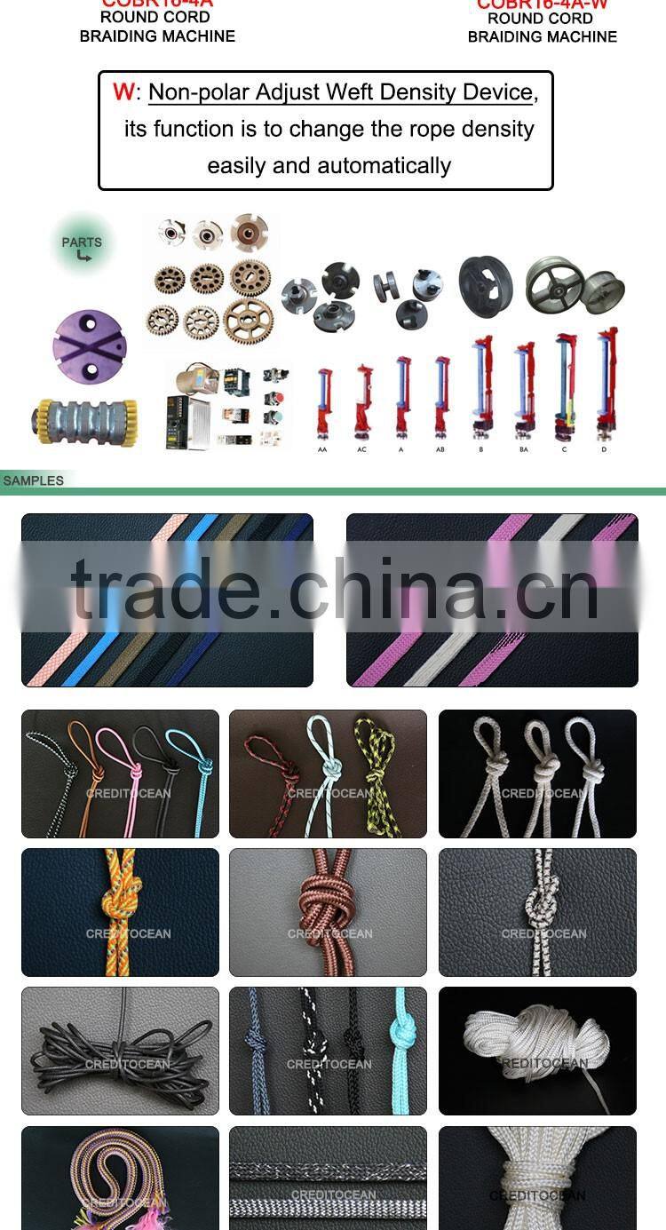 COBR16 high speed round rope making machine