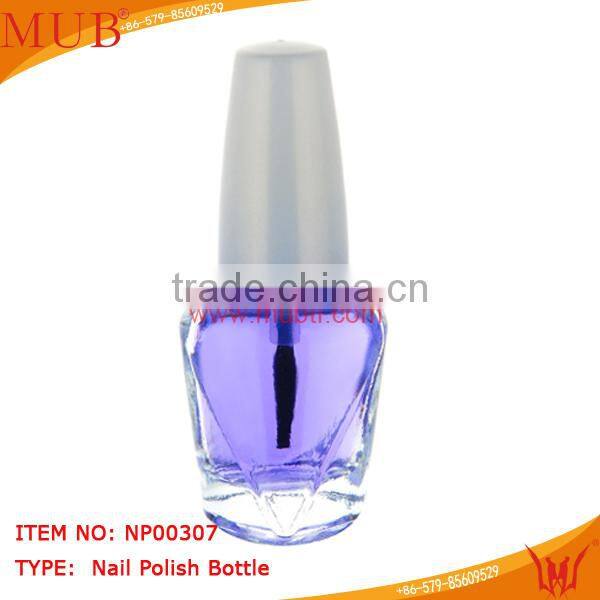 20ml pe nail polish bottle with brush