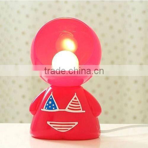 fashionable swimsuit big mouth baby table lamp light
