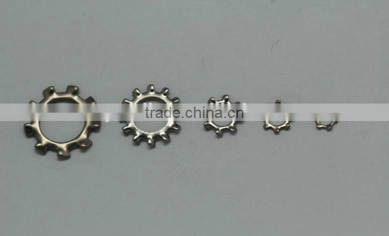 STAINLESS STEEL 201 304 EXTERNAL TOOTH LOCK WASHER WITH GOOD QUALITY