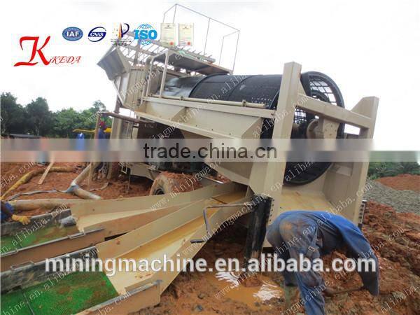 Movable gold Wash Plant in Southeast Asia With Patent For Sale