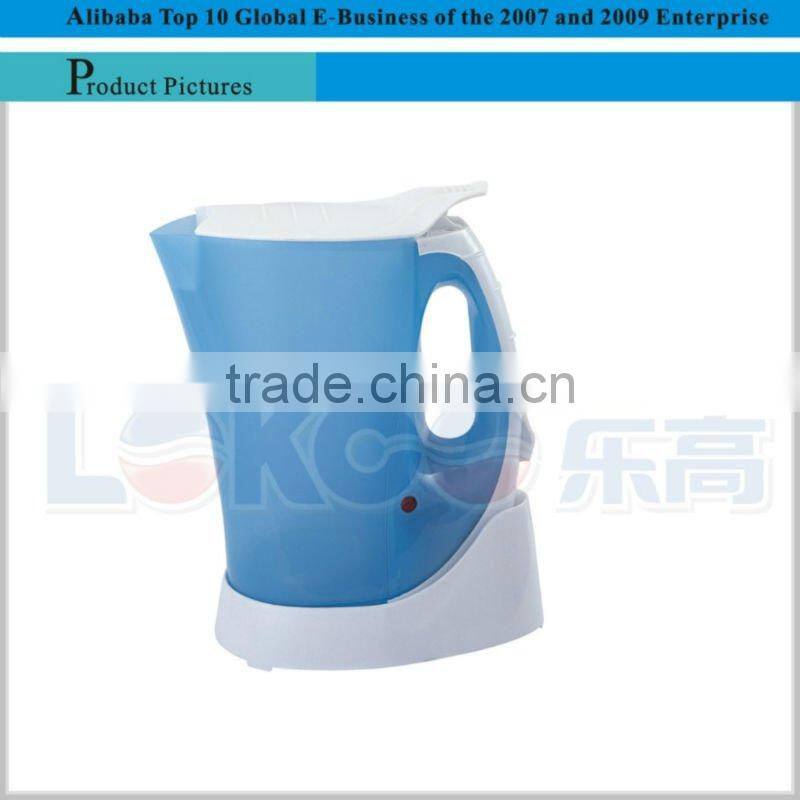 2012 HOT Sale Mini Automatic Plastic Electric Kettle with CE/RoHS