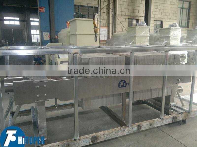 Strength polypropylene filter press, acid sludge used filter press