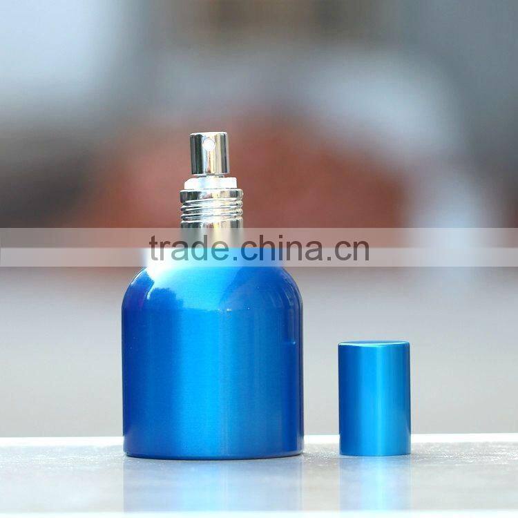 Wholesale 30ml-500ml aluminum spray perfume bottles aluminum mist spray bottles for cosmetic packaging