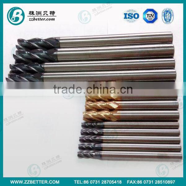 4EL tungsten carbide end mills