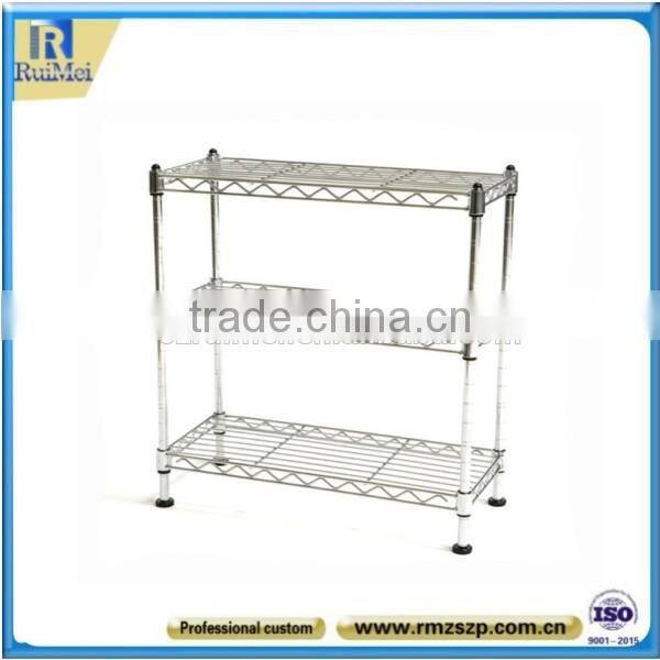 5-Tier Adjustable Knocked-Down Metal Floor Storage Rack Holder