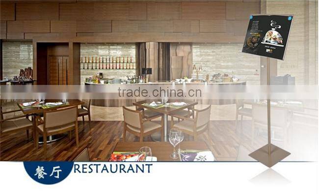 Help You Boost Your Sale!!! Outdoor Flooring Metal Poster Display Stand