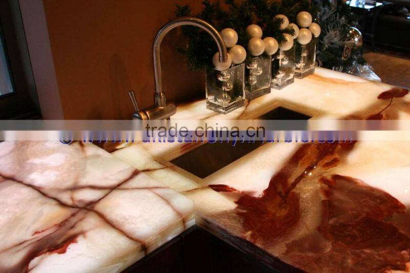 GOOD QUALITY ONYX BATHROOM COUNTERTOPS