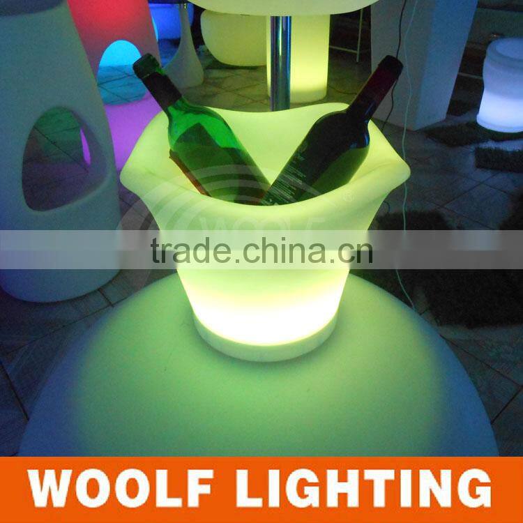 LED Ice Bucket Plastic Ice Bucket Acrylic Ice Bucket
