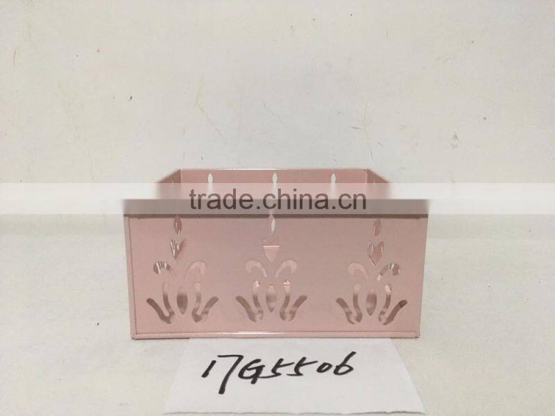 wholesale new sign rectangle home garden deco shenzhen a zinc coated wide flower pot