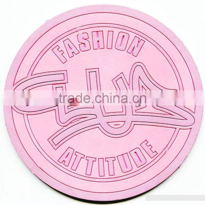 Logo Die Cut 3D Green Soft pvc coaster