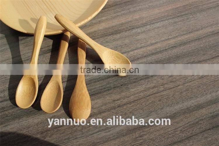 Natural Mini wood honey ice cream Spoon, Small Wooden Spoon