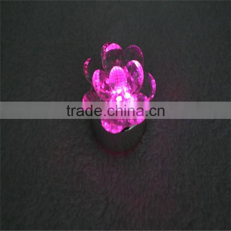 Hot sale LED Christmas color-changing flower tea candle light