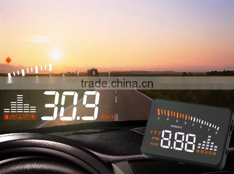 X5 hud 3" Screen Hud Head Up Car HUD Display black