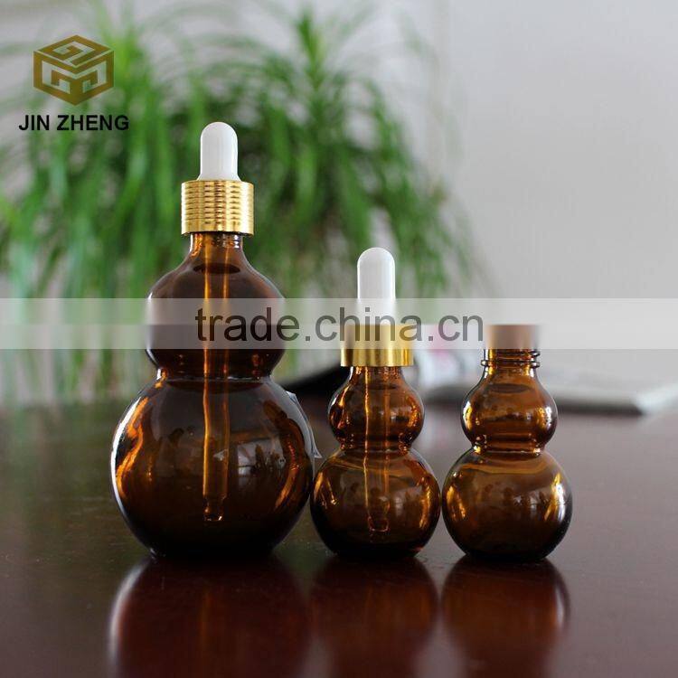 2oz Amber Glass Bottles for Essential Oils with Glass Eye Dropper