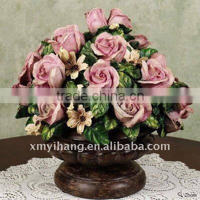 porcelain flower bouquet table centerpieces