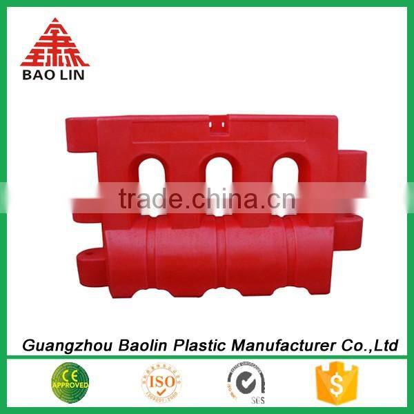 Used crowd control plastic crash barrier