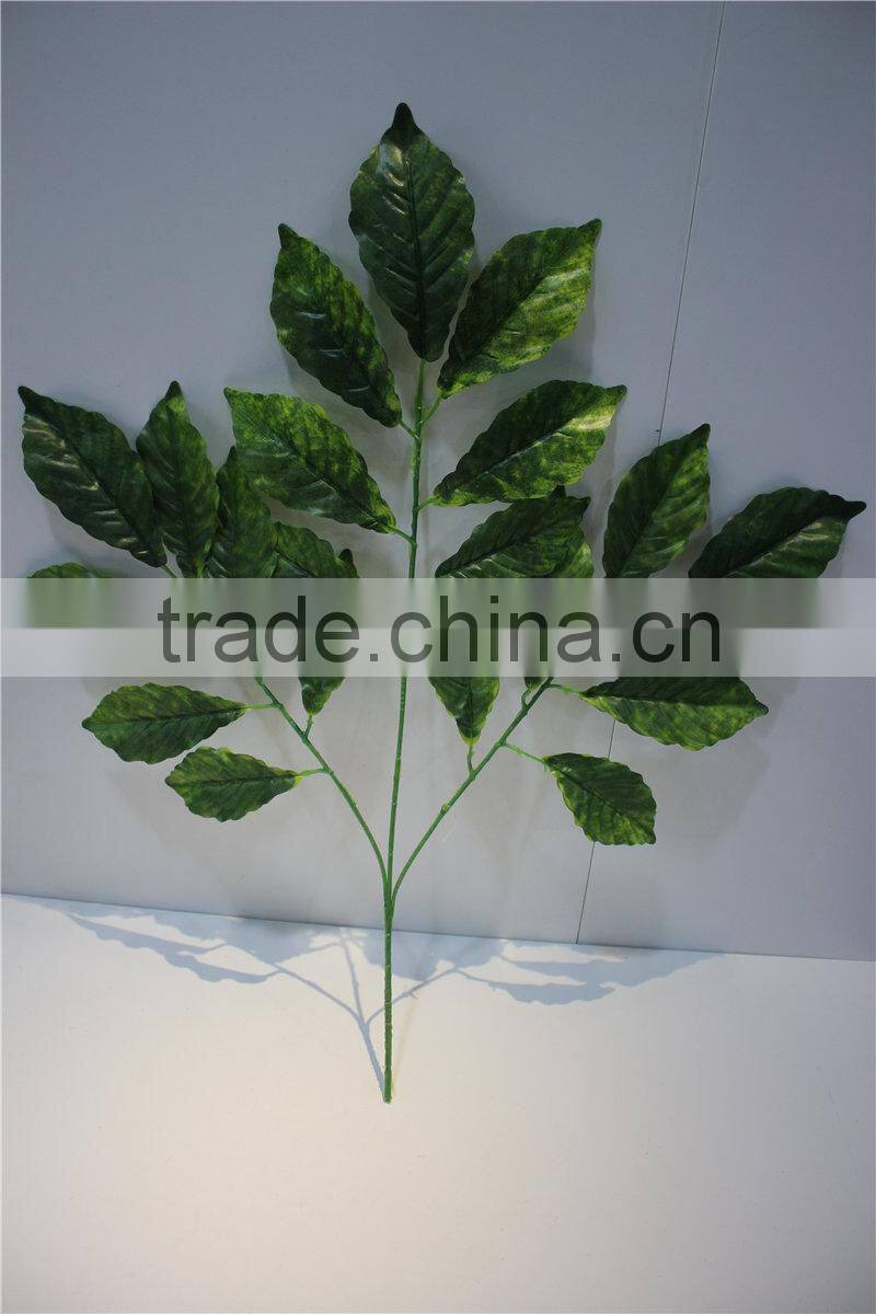 brand name artificial plants artificial leaf branch green leaf decor banyan leaf