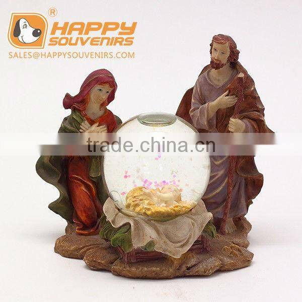Creative Cross Resin Snow Globe snow globe