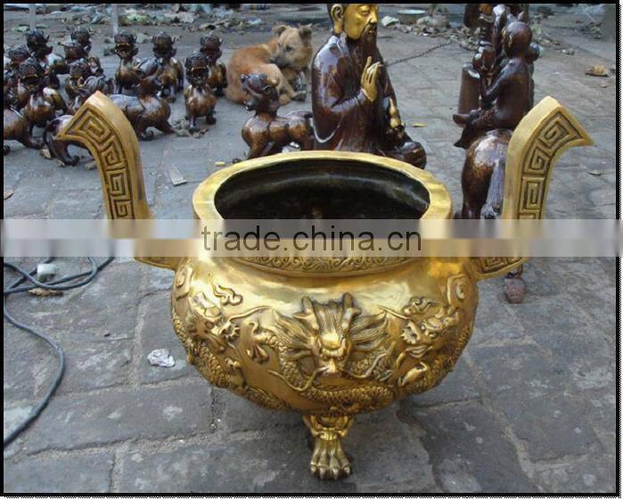 Factory price high quality casting bronze incense burner cast bronze cast brass censer