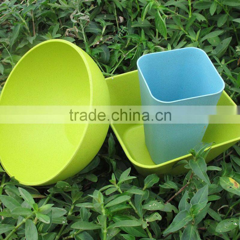 OEM available No pollution Food grade Bamboo fiber Dinner Set