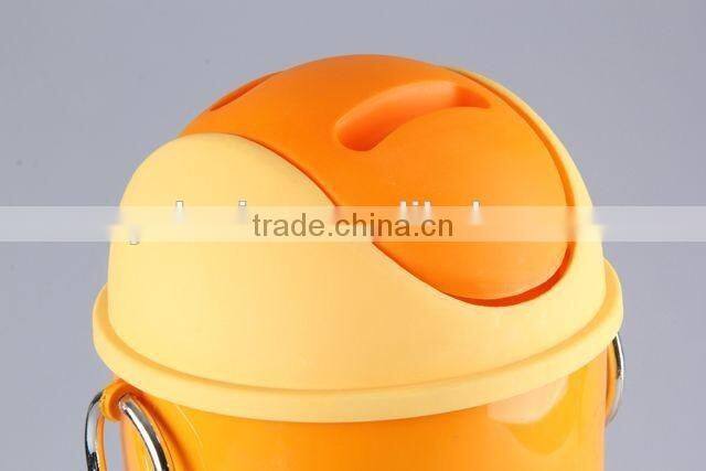 Rubbish Bin Household Garbage Can With Ears/Plastic Trash Can