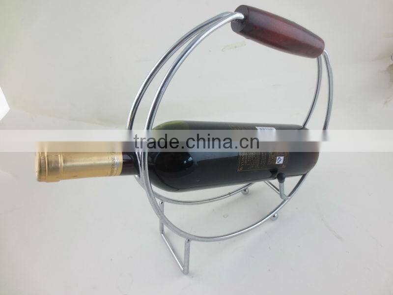 Bottle Rack/4 bottle iron wine rack,metal wine bottle rack,decorative wrought iron wine rack