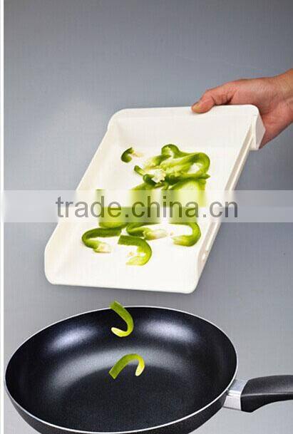 color vegetable cutting board with drawer