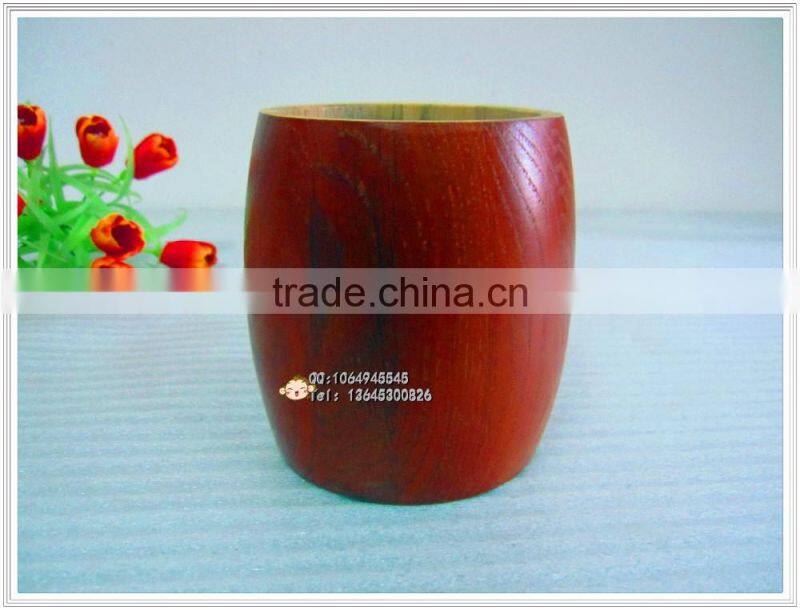 small wooden barrel paulownia wooden bucket with lid for coffee/candy