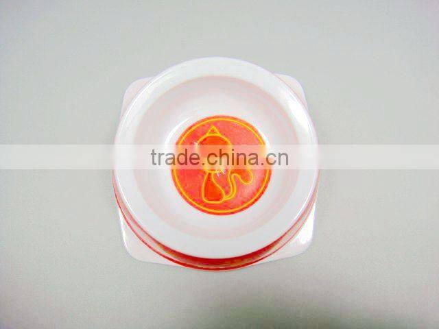 Melamine double cat bowl