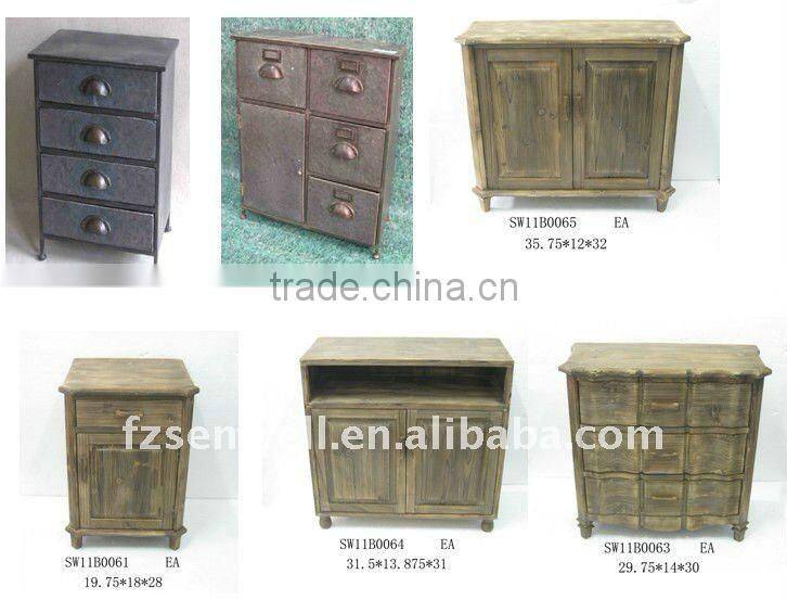 Handmade wood top coffee table with metal base