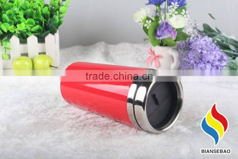 Promotional red Stainless steel Travel mug