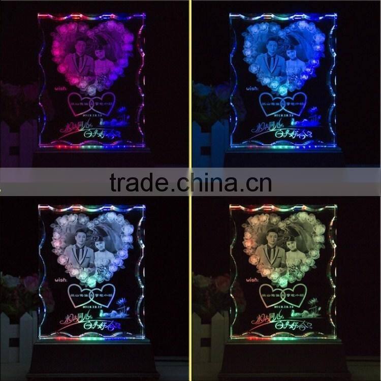 Aries LED 3D Crystal Gift For Promotion