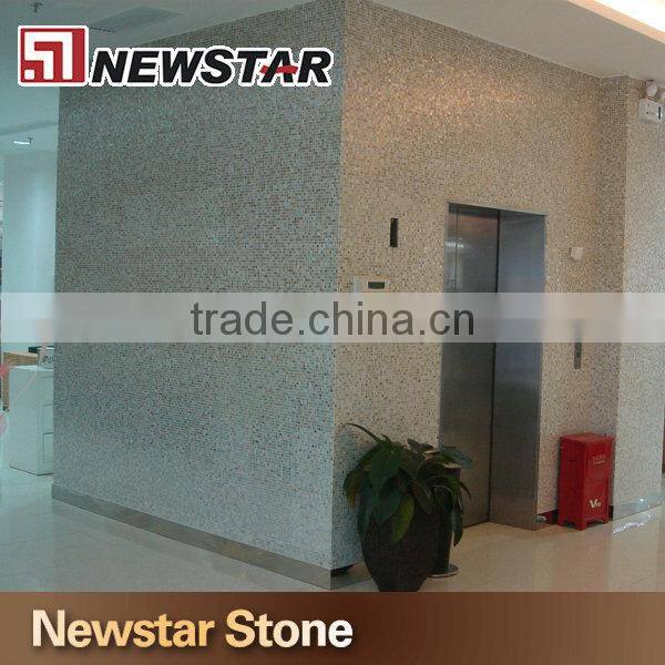 Polished engineered quartz wall decorative stone