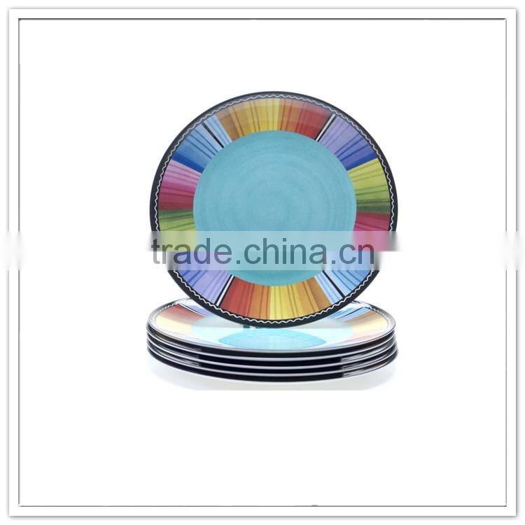 Buffet used unbreakable dinnerware plastic cutlery dinner plates for resturant cheap melamine dinnerware