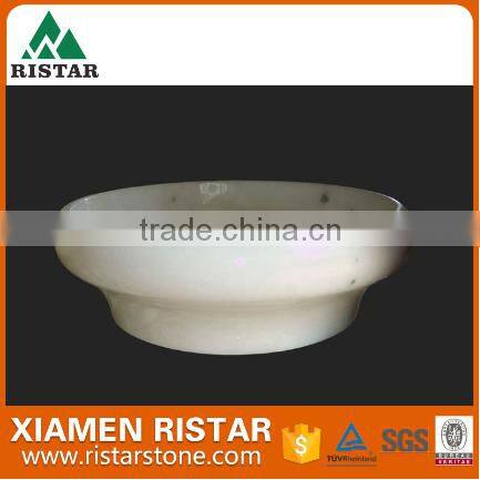 Wholesale round white marble stone bathroom basins and stone sinks RAT-RB087